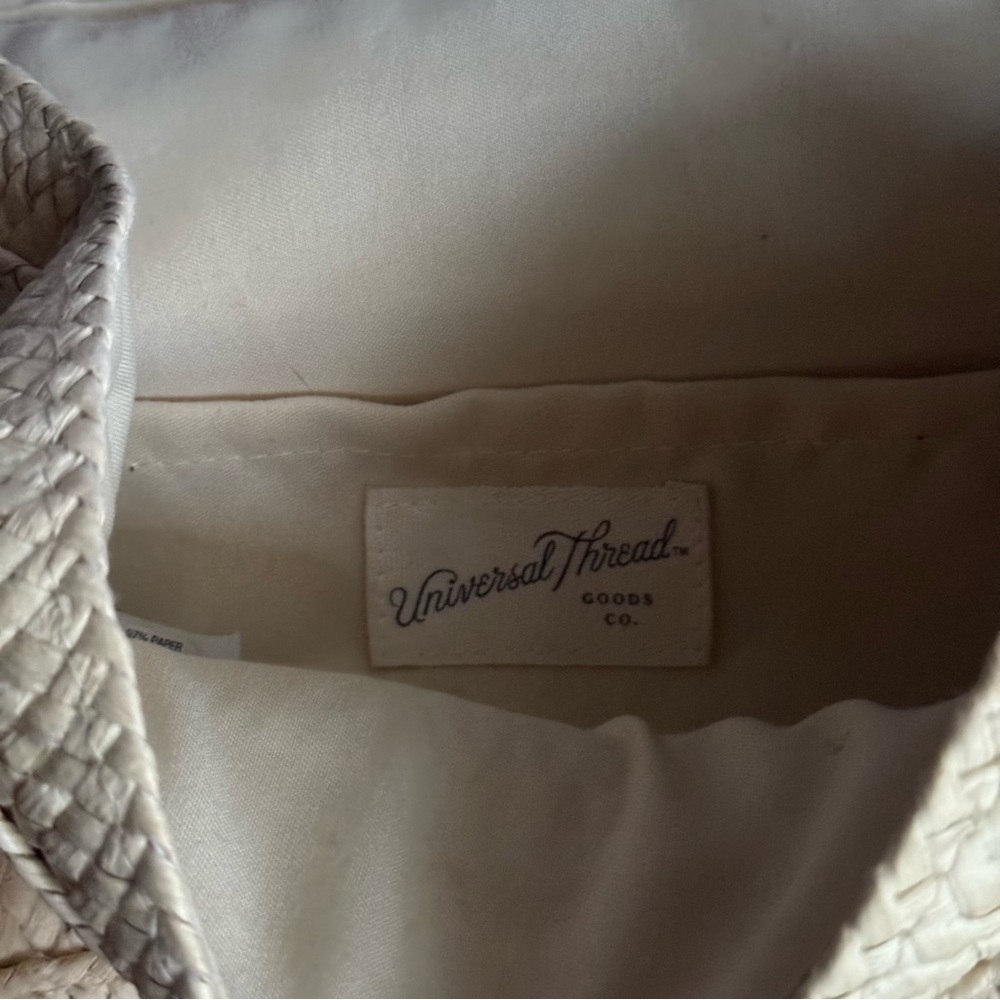 Universal Thread Woven Straw Backpack - image 4